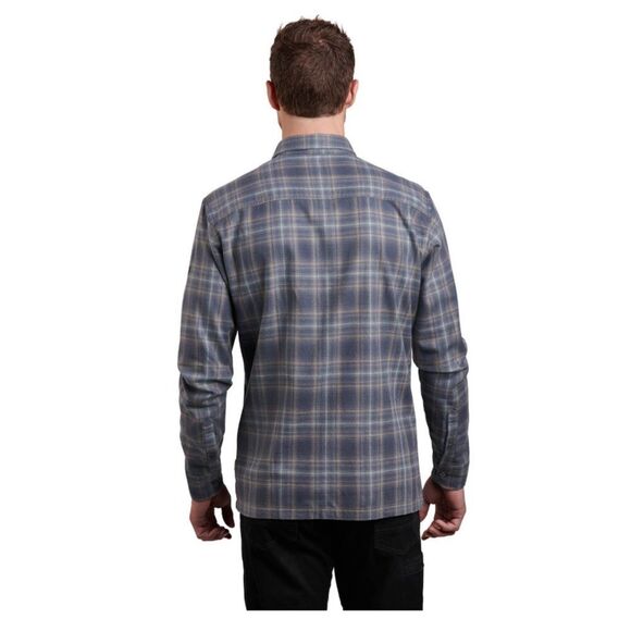 KUHL Dillingr Long Sleeve Flannel Blue Size Medium - Picture 3 of 8